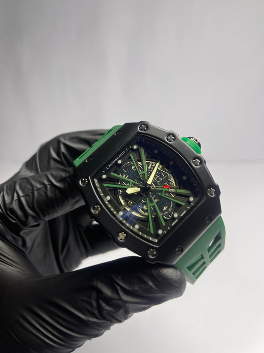 Richard Mille Skeleton Force Green