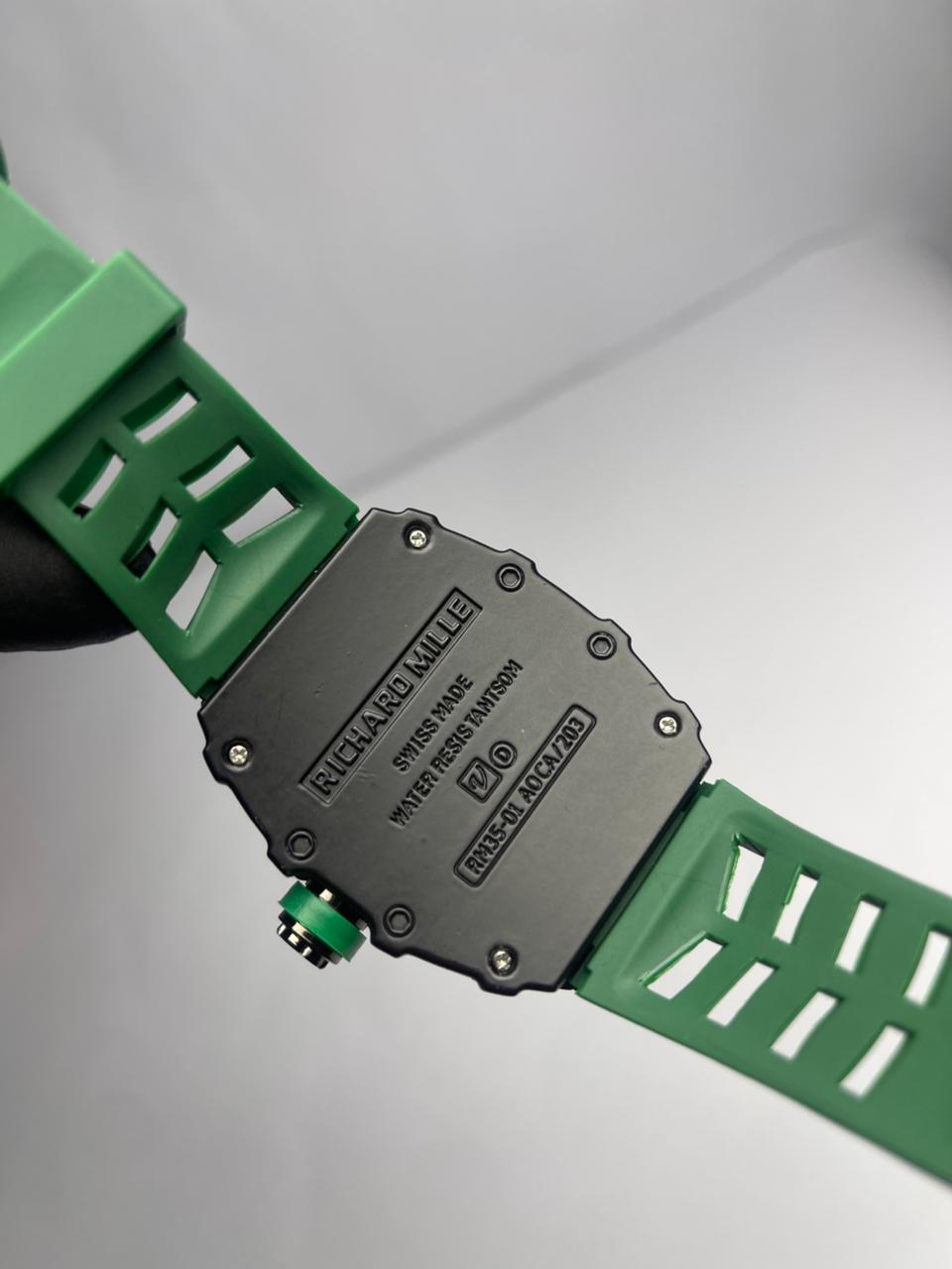 Richard Mille Skeleton Force Green