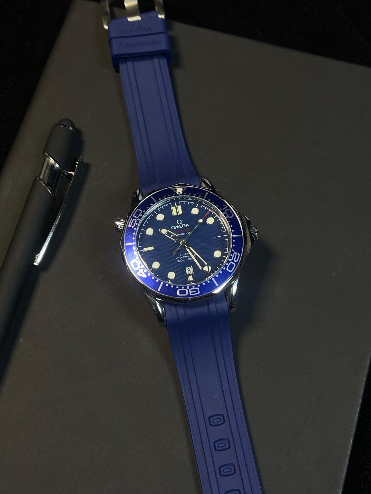 Omega Seamaster Blue